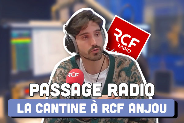 Jean Toselli, co-fondateur de La Cantine des Talents, intervenant sur RCF Anjou